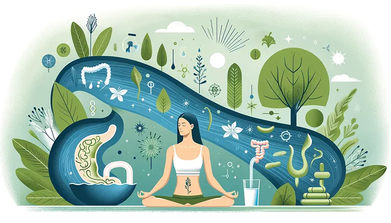 Natürliche Darmentgiftung mit Zeolith Pulver oder Kapseln